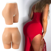 En gros, Shorty en silicone de 1,6 cm pour femmes, sexy, avec coussinets rehausseurs de fesses artificiels, gaine sculptante à maintien ferme BBL