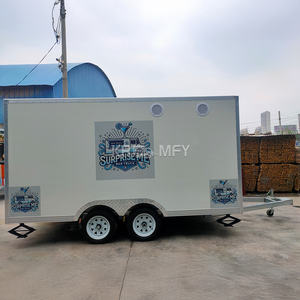 Restaurant mobile de rue en plein air, chariot de restauration rapide, kiosque à hot-dogs et sandwichs - Product Image 2