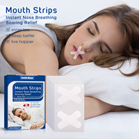 Patch respiratoire anti-ronflement à bouche ouverte pour adultes Bandes anti-ronflement à bouche fermée Plâtre chinois Respiration du nez