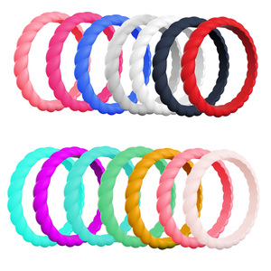 Cincin Silikon Jari Penuh Silikon Bersinar, Cincin Pernikahan Silikon Personalisasi Bayi - Product Image 5