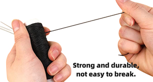 <span class=keywords><strong>Fil</strong></span> ciré pour produits tricotés 0,35 mm 160 mètres, <span class=keywords><strong>fil</strong></span> ciré pour cuir, <span class=keywords><strong>fil</strong></span> ciré pour bracelets, <span class=keywords><strong>fil</strong></span> de lin ciré pour la couture de sacs. - Product Image 3