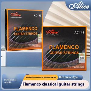 Alice Performance Grade <span class=keywords><strong>Flamenco</strong></span> Jeu <span class=keywords><strong>de</strong></span> cordes pour guitare classique AC149 Standard Medium High Tension Instruments <span class=keywords><strong>de</strong></span> musique <span class=keywords><strong>Accessoires</strong></span> - Product Image 5