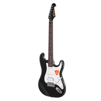 Gitar Elektrik Bullfighter D-135S OEM 6-String dengan Bridge, Veneer Maple Quilted, 24 Fret, Pickup S-S-H, dan Fretboard Rosewood