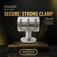 Raccord en T à double bande en acier inoxydable 304/316, haute pression, résistant à la corrosion, connexion par boulons, pour applications souterraines