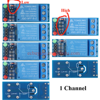 Module de relais à 1, 2, 4, 6 ou 8 canaux DC 5V 12V 24V avec déclenchement par niveau haut et bas pour Arduino Raspberry