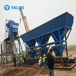 Centrale à béton prête à l'emploi Talus <span class=keywords><strong>25</strong></span>-75m3/h certifiée ISO CE avec PLC, commande entièrement automatique et moteur électrique - Product Image 3