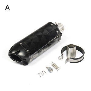 Nuevo Sistema de Escape Universal para Motocicleta de 38-51 mm, de Aleación de Aluminio y Fibra de Carbono, Modificado con CNC, Silenciador para Motocross CBR R1 R3 - Product Image 2