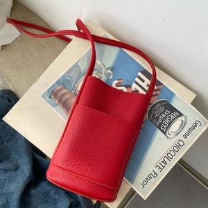 Bolso Bandolera Minimalista Estilo Coreano para Teléfono, Mini Bolso Cuadrado Vertical Urbano para Uso Diario - Product Image 2