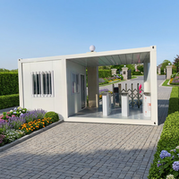 Maison conteneur pliable et démontable à montage rapide pour l'extérieur, petite maison conteneur, excellent service après-vente, haute qualité