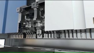 PBE2500 Otomatik CNC Bükme Merkezi ESL300 CNC Taretli Delme Lazer Kombine Sac Metal Üretim Hattı Metal Kesme Makineleri - Product Image 2