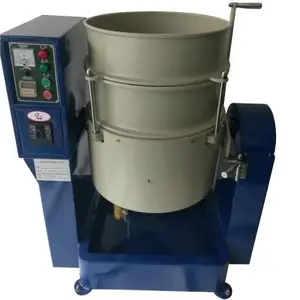 large capacity centrifugal disc polishing machine / finishing machine high speed eddy current finishing machineWet polishing mac