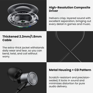 Type C Earbuds with Microphone USB C Earphones for <strong>iPhone</strong> 17/16/15 Pro, iPad, Galaxy S25/S24/S23/S22/S21/S20/Ultra Note 10/20 - Product Image 4