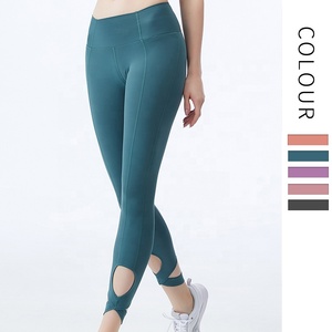 <span class=keywords><strong>Leggings</strong></span> sportivi da ragazza danza per bambini che corrono pantaloni da Yoga allenamento collant da ballo attivi con tasche <span class=keywords><strong>Leggings</strong></span> Yoga - Product Image 5