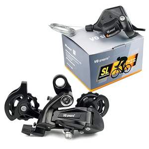 VG-Ensemble de chaîne de vélo vtt, <span class=keywords><strong>cassette</strong></span> 11-42T, 1x10 <span class=keywords><strong>vitesses</strong></span>, dérailleur arrière et manette de vitesse (ensemble 10 S 11-42T) - Product Image 2