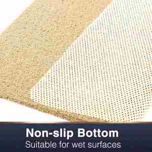 60x45cm Eco-Friendly Sustainable <b>Cork</b> Shower <b>Mat</b> Non-Slip Absorbent Rectangular Natural Classic Design Trend <b>Bath</b> <b>Mat</b> Custom - Product Image 3