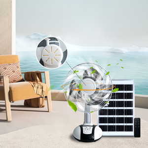 Hot Sale Cheapest Price New Rechargeable Cooler Battery Rechargeable Fans <b>Portable</b> <b>Table</b> Solar Fans TA16 Solar Ac Rechargeabl - Product Image 6