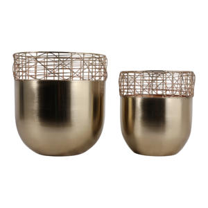 Vasi Moderni in Filo Metallico, Fioriere Decorative per Interni ed Esterni, Vasi per Piante da Giardino - Product Image 4