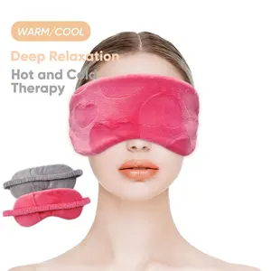 Großhandel Wellcare Augen kissen Lavendel Duft Yoga Augen maske zum Schlafen mikrowellen geeignete beheizte Pad Augen Schlaf maske