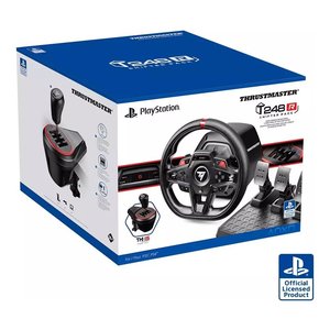Volante y pedales Thrustmaster T248R para juegos de PS5 y PS4, color negro - Product Image 2