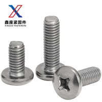 Vis cruciforme à tête plate chinoise personnalisée en acier inoxydable Vis à empreinte cruciforme à tête ronde en acier au carbone Système de mesure métrique