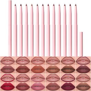 Crayon à Lèvres Crème Mat Rose Rétractable Végétalien Longue Tenue Anti-Bavures Imperméable Nude en Gros Marque Privée Fournisseur - Product Image 1