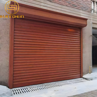 Portes à enroulement motorisées en alliage d'aluminium durable, portes de garage sectionnelles de sécurité pour bâtiments