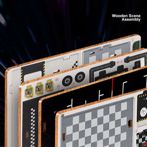 Juguete de Tienda en Miniatura para Niños, Rompecabezas 3D de Madera para Armar, Modelo de Construcción con Luz LED, Kit de Juguetes de Construcción de Tienda en Miniatura para Niños - Product Image 2