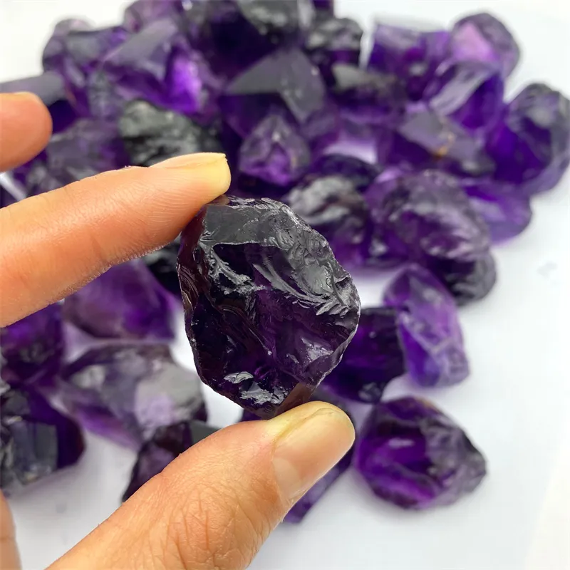 Wholesale Natural Amethyst gemstone high quality jewel stone for decoration and sale