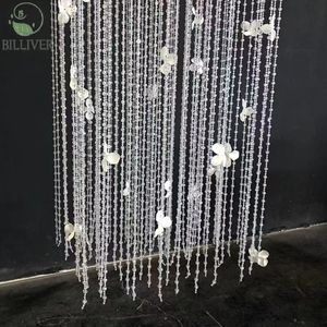 Decorazione del soffitto della sala di nozze rifinito sfondo acrilico perline decorative tende decorazione di nozze forniture di oggetti di scena - Product Image 4