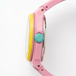 Reloj Deportivo Cronógrafo Analógico Simple de Biocerámica Intercambiable, Correa Desmontable de Liberación Rápida, <span class=keywords><strong>Serie</strong></span> Modular Planet, para Hombre y Mujer - Product Image 3