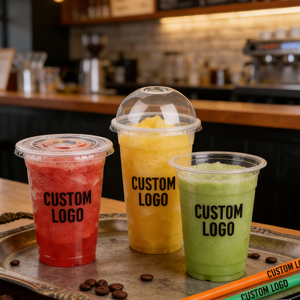Vasos de Plástico de 24oz con Tapa para Entrega de Latte Helado, Vasos de Plástico para Café - Product Image 6