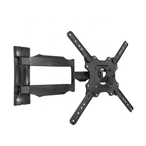 Support mural pour téléviseur Kaloc <span class=keywords><strong>Star</strong></span> X4 32"-55" à mouvement complet en acier laminé à froid noir, capacité de 70 lb - Product Image 2