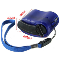 Chargeur portable USB à manivelle électrique, générateur d'énergie d'urgence pour téléphone portable, vente chaude 2025, nouveau modèle GT, pour appels urgents