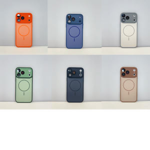 Чехол INS Style <span class=keywords><strong>2026</strong></span> с магнитным креплением и защитной пленкой для объектива, матовый, из ПК и ТПУ, для iPhone 12 13 14 15 16 17 Pro Max - Product Image 3