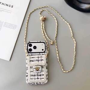 Nouvelle coque de protection européenne en laine de camélia avec sangle réglable et clip à boule dorée antichoc pour 17/16/15 Pro <span class=keywords><strong>Max</strong></span> - Product Image 5