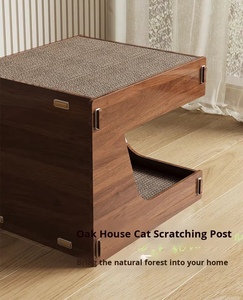 Rumah papan goresan kucing, antigores, kepadatan tinggi, bergelombang untuk kucing dalam ruangan, semua musim, mainan hewan peliharaan - Product Image 5