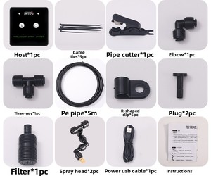 Système d'arrosage intelligent WiFi avec télécommande mobile, kit d'arrosage intelligent, tête de pulvérisation universelle pour réservoir de forêt tropicale, effet pluie - Product Image 6