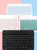 Set Keyboard dan Mouse Nirkabel Ultra Tipis Berwarna 10 Inci, Tipe C USB untuk Mac