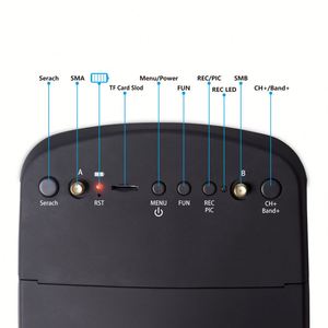แว่นตา FPV รุ่น EV800D 5.8G 40CH ขนาด 5 นิ้ว ความละเอียด 800*480 พร้อมวิดีโอเฮดเซ็ต HD DVR ระบบ Diversity  พร้อมแบตเตอรี่และตัวเรือนพลาสติก สำหรับโดรน FPV รุ่น RC - Product Image 1