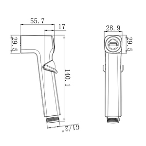 Набор ручных распылителей для биде - Product Image 4
