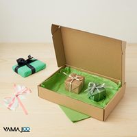 15 cajas de cartón corrugado reciclables-Impresión de estampado-Pequeñas 15x15x5cm-Marrón Kraft-Para envío y embalaje de regalo