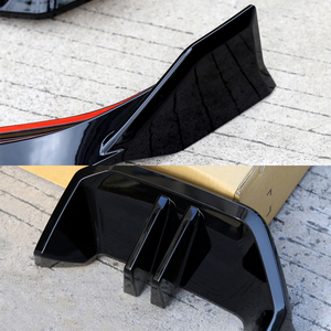 Kit carrosserie <span class=keywords><strong>GX</strong></span> pour BMW Série 5 G60 2023 + M Performance Style Lèvre avant + Jupes latérales + Diffuseur arrière Noir brillant ABS + PP 3M + Vis - Product Image 2