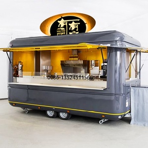 Camion restaurant de rue Kiosque de restauration rapide mobile <span class=keywords><strong>avec</strong></span> four <span class=keywords><strong>Remorque</strong></span> à pizza au <span class=keywords><strong>feu</strong></span> de bois portable - Product Image 5