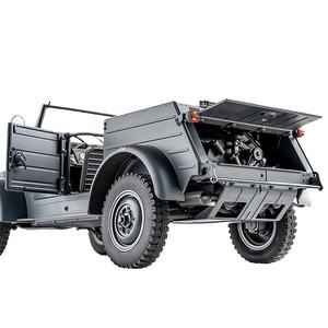 ROCHOBBY FMS <span class=keywords><strong>escala</strong></span> 1:12 Type82 Kubelwagen RTR 2,4G Radio Led luz 4X4 Control remoto RC ejército camión de juguete para entusiastas del Hobby - Product Image 5