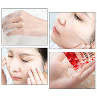 Masque Visage et Corps Éclaircissant et Hydratant au Collagène, Vitamine C et Niacinamide à la Rose – Soin Facial en Tissu – Prix Usine OEM