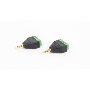 3,5mm macho de 4 pines bloque Terminal conector de Video <span class=keywords><strong>AV</strong></span> Balun estéreo hombre a <span class=keywords><strong>AV</strong></span> Terminal de tornillo <span class=keywords><strong>Jack</strong></span> 3,5mm 4 polos a Balun - Product Image 4