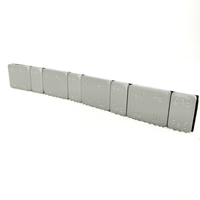 Poids d'équilibrage de roue Toolon en acier, 60g, état neuf, diamètre 28 pouces, tailles populaires (5+10)g*4, finition argentée