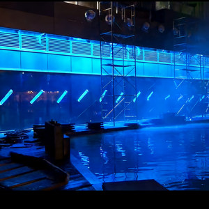 <span class=keywords><strong>Fontaine</strong></span> musicale murale intérieure numérique colorée à jet d'eau, en acier inoxydable, résistante au feu, pour usage commercial, conception gratuite, prix abordable - Product Image 2