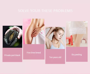 Lady özel alanlar vajina beyazlatma detoks nemlendirici T bölge dantel kollajen Yoni kadınlar için maske - Product Image 3