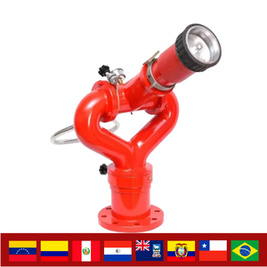 Cannone antincendio flessibile in ghisa Tenglida, sistema di estinzione a schiuma, modello 03-0902 per il Dipartimento Idrico - Product Image 1